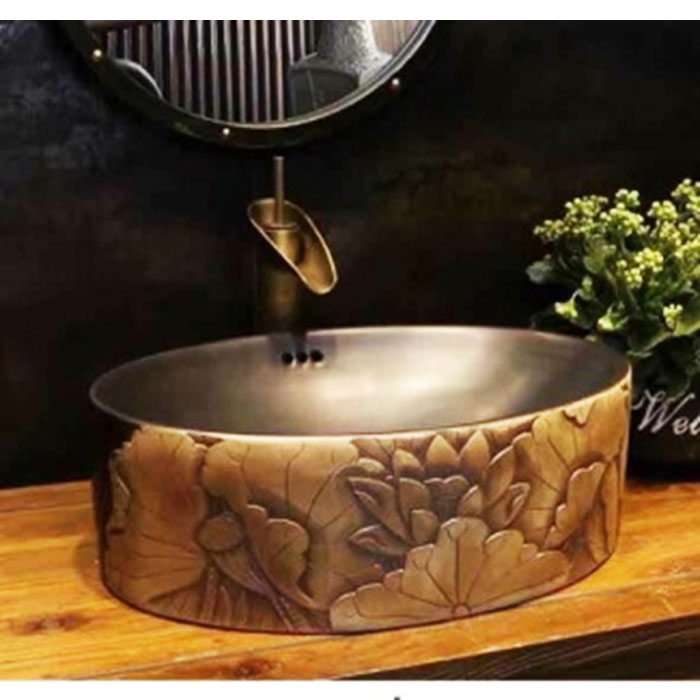 Lavabo đất nung NL-FL130