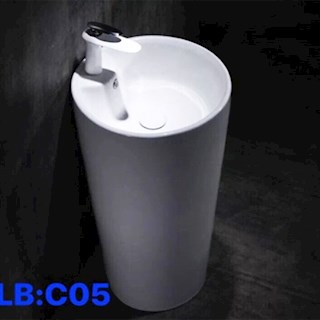 Lavabo trụ đứng tròn NL-FL32