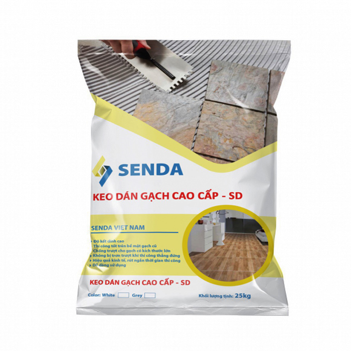 Keo dán gạch Senda xám( gạch nhẹ)