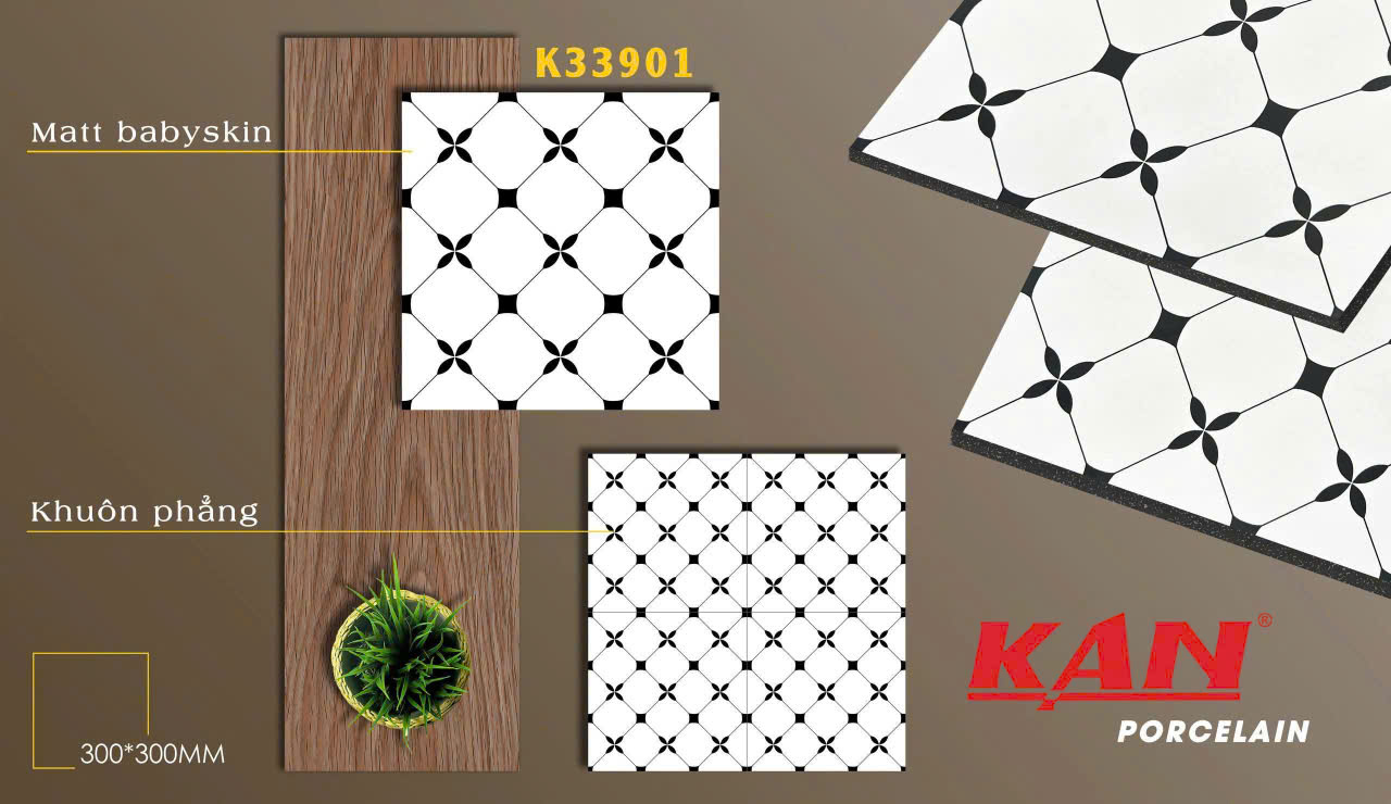 Gạch lát 300x300 Porcelain TK- K33901