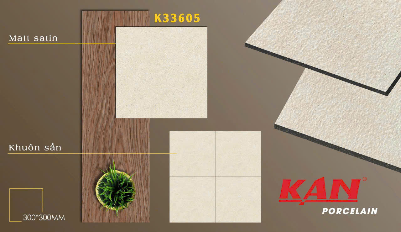 Gạch lát 300x300 Porcelain TK- K33605