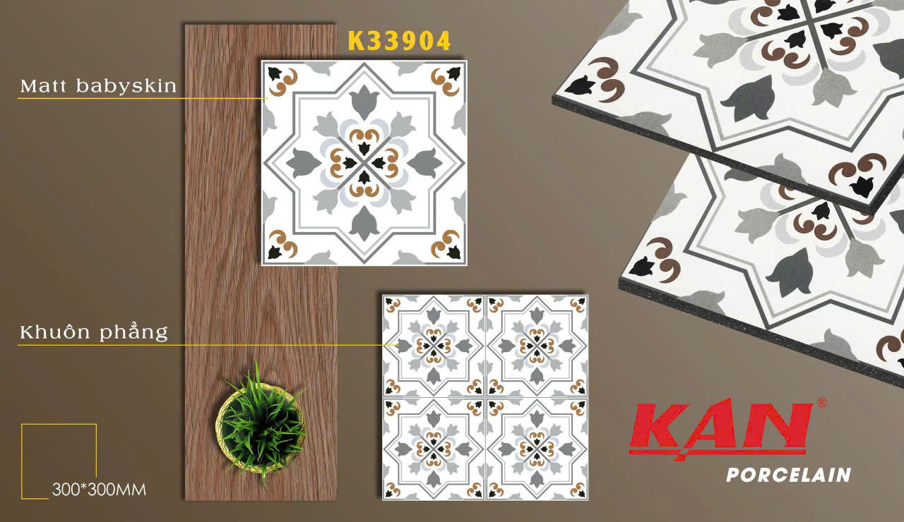 Gạch lát 300x300 Porcelain TK- K33904