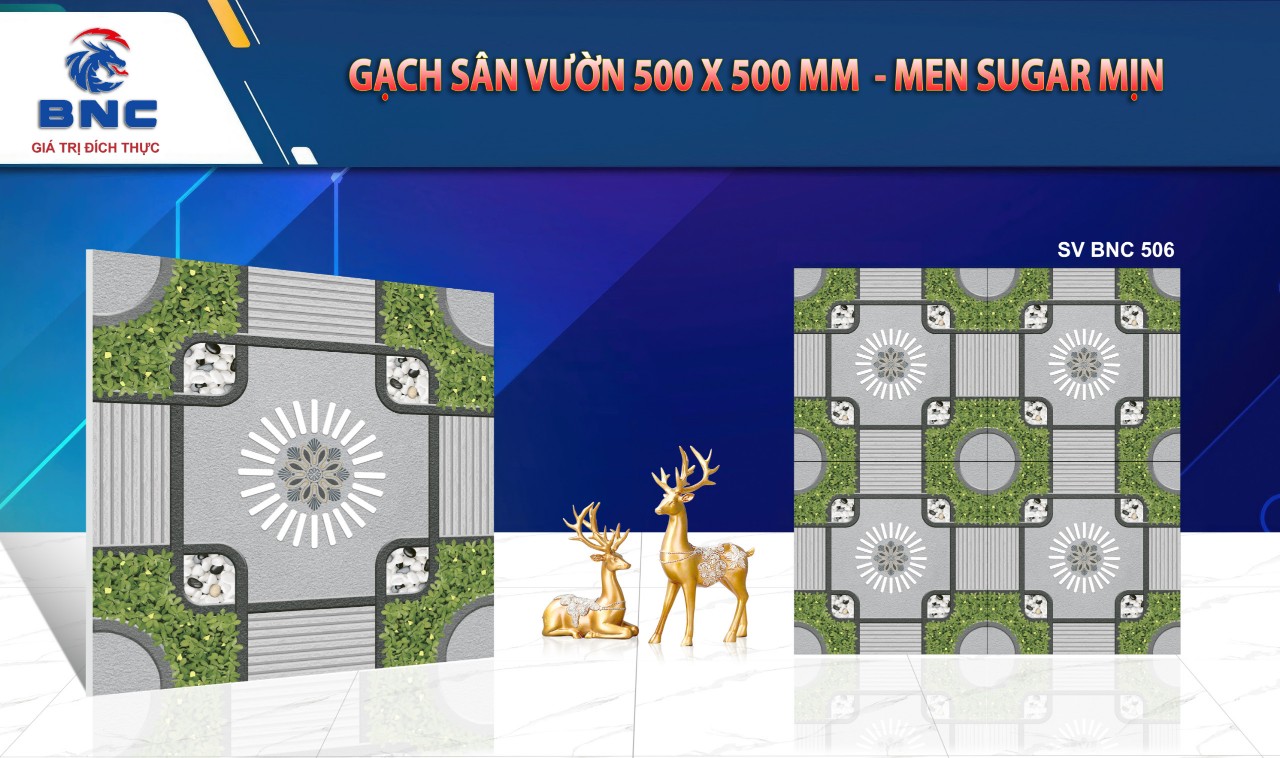 Gạch sân vườn 50x50 HA BNC 506