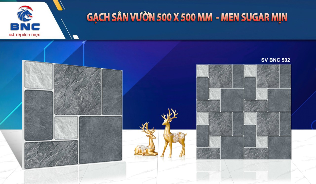 Gạch sân vườn 50x50 HA BNC 502