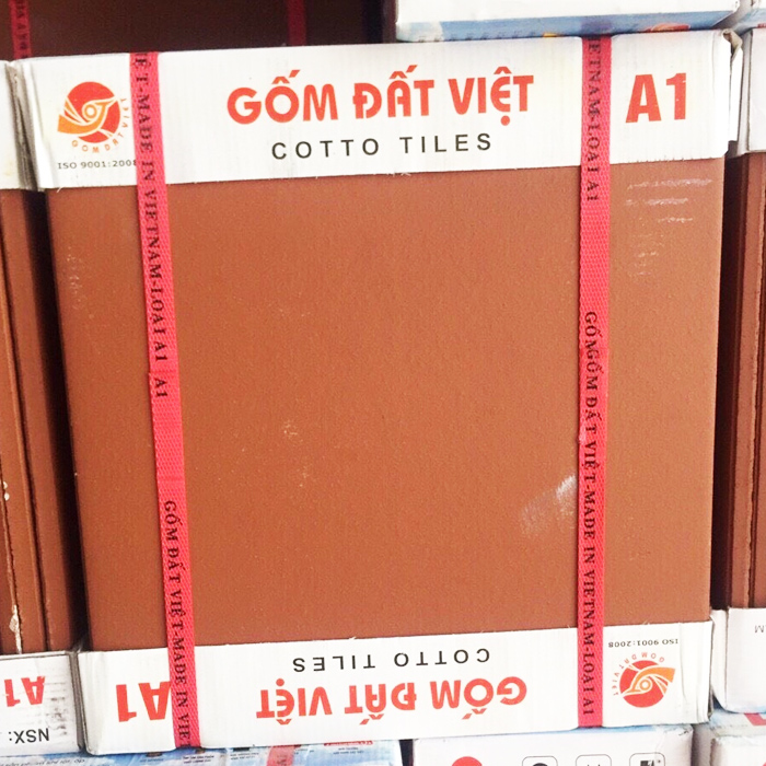 Gạch đỏ lát sân Đất Việt