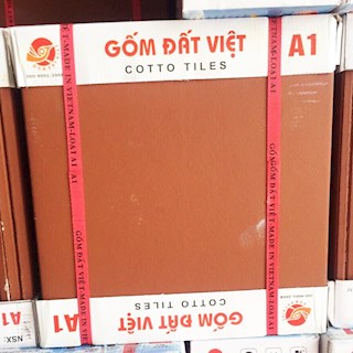 Gạch đỏ lát sân Đất Việt