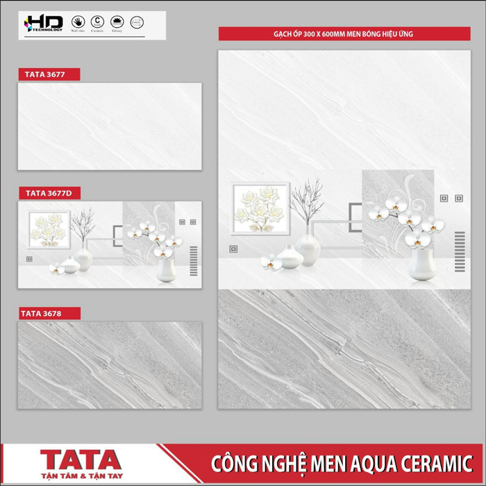 Gạch ốp tường TATA 30x60 3677-77D-78