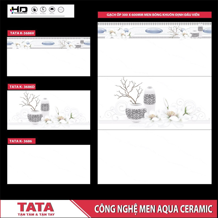 Gạch ốp tường TATA 30x60 3686V-86D-86