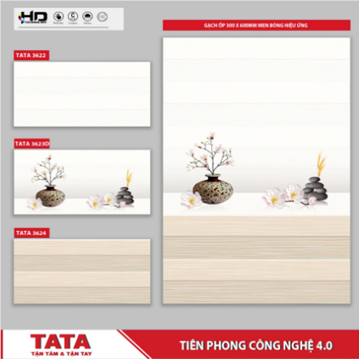 Gạch ốp tường TATA 30x60 3622- 23D- 24