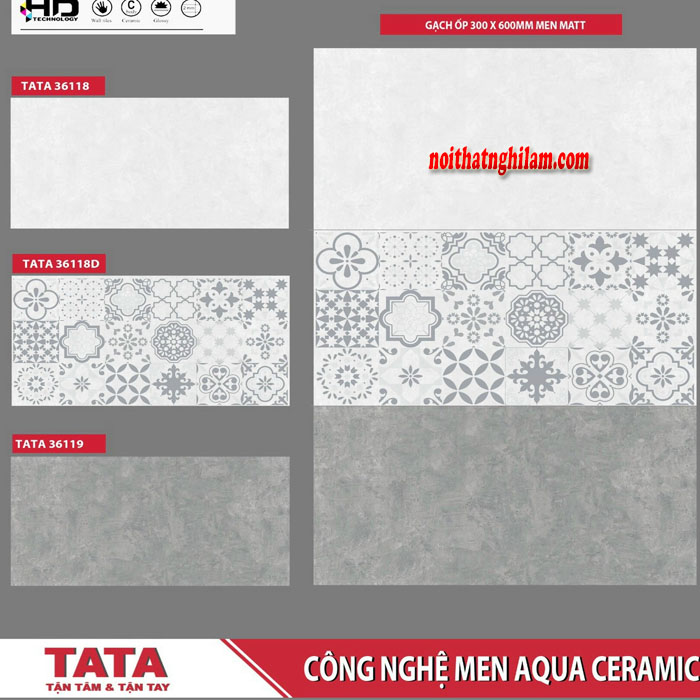 Gạch ốp tường TATA 30x60 36118