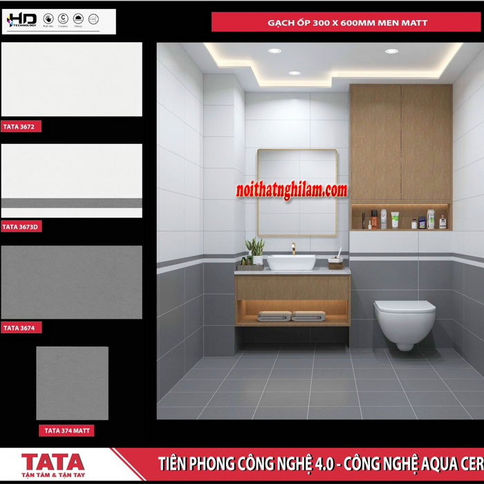 Gạch ốp tường TATA 30x60 3672