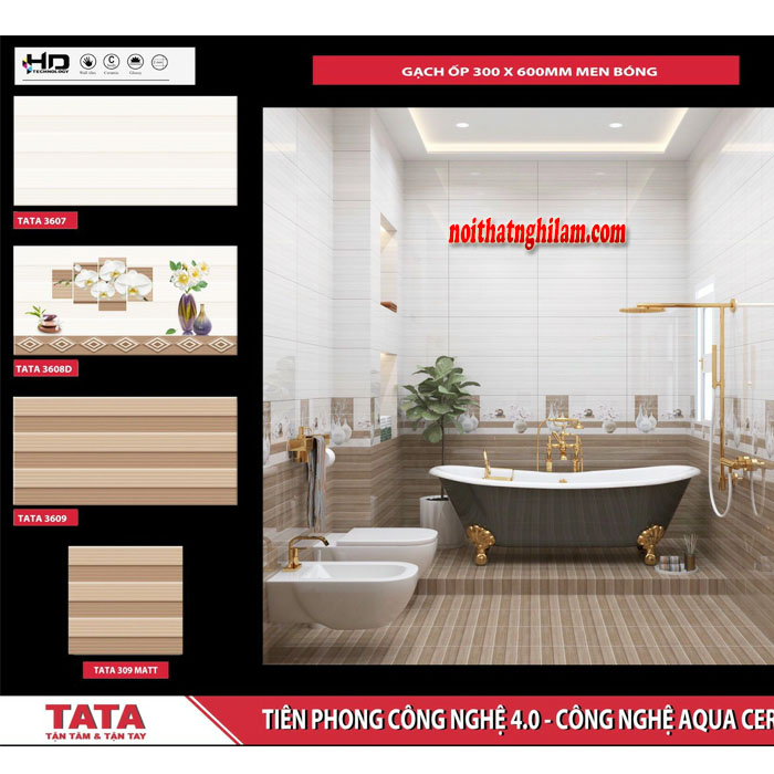 Gạch ốp tường TATA 30x60 3607