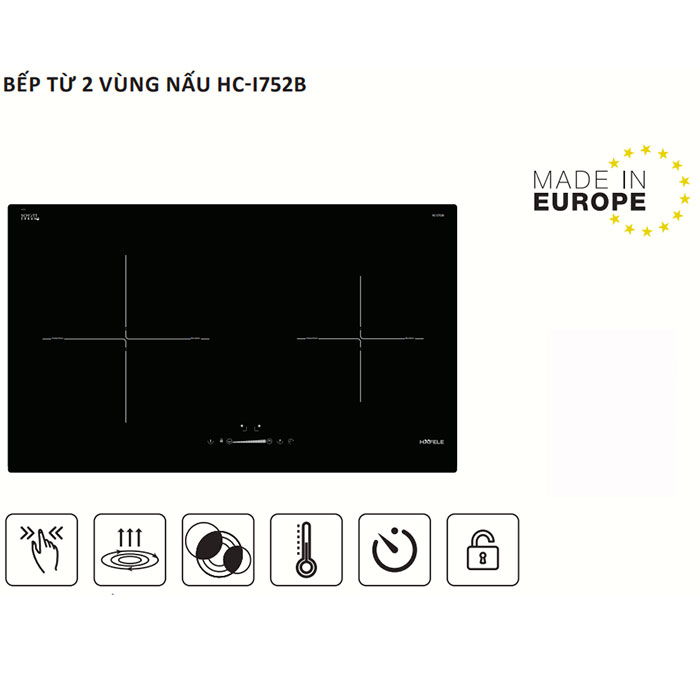 Bếp từ 2 vùng nấu HAFELE HC-I752B