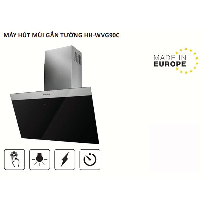 Máy hút mùi gắn tường Hafele HH-WVG90C 533.89.013