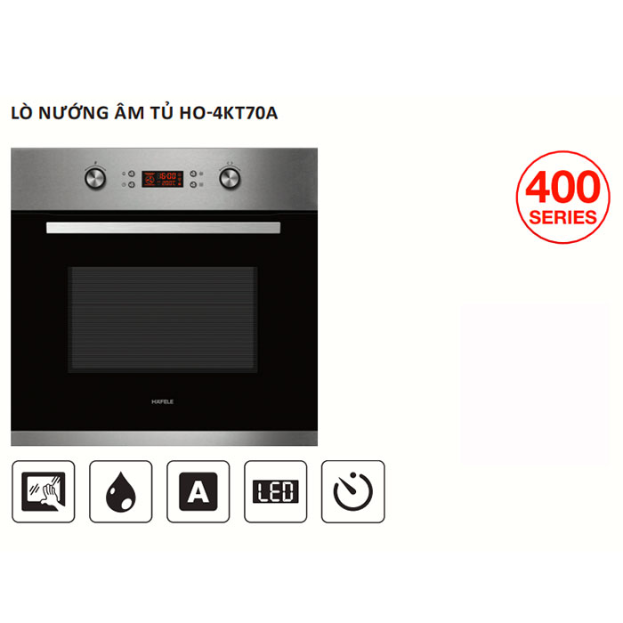 Lò nướng âm tủ Hafele HO-4KT70A 538.61.442, 70 lít