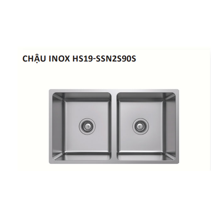 Chậu inox HS19-SSN2S90S