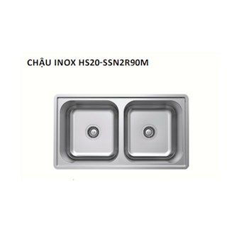 Chậu inox HS20-SSN2R90M