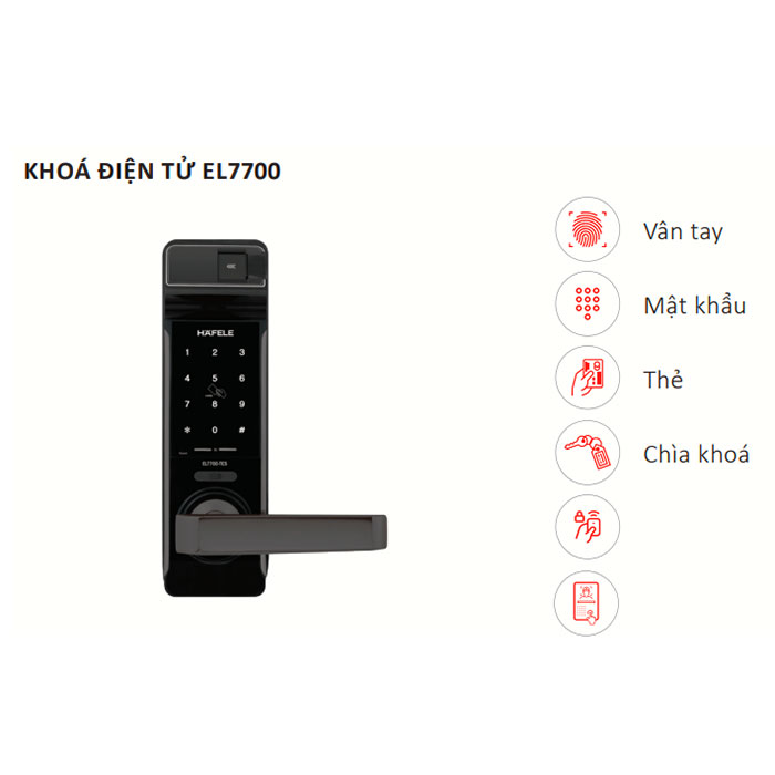 Khóa điện tử EL7700 912.05.584 (Thân khóa lớn)