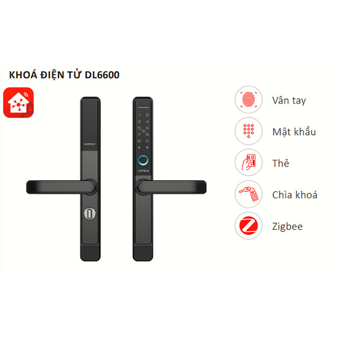 Khóa điện tử DL6600-SW 912.20.141 (Cửa mở)