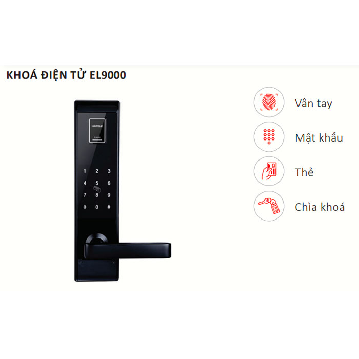 Khóa điện tử EL9000 912.05.378