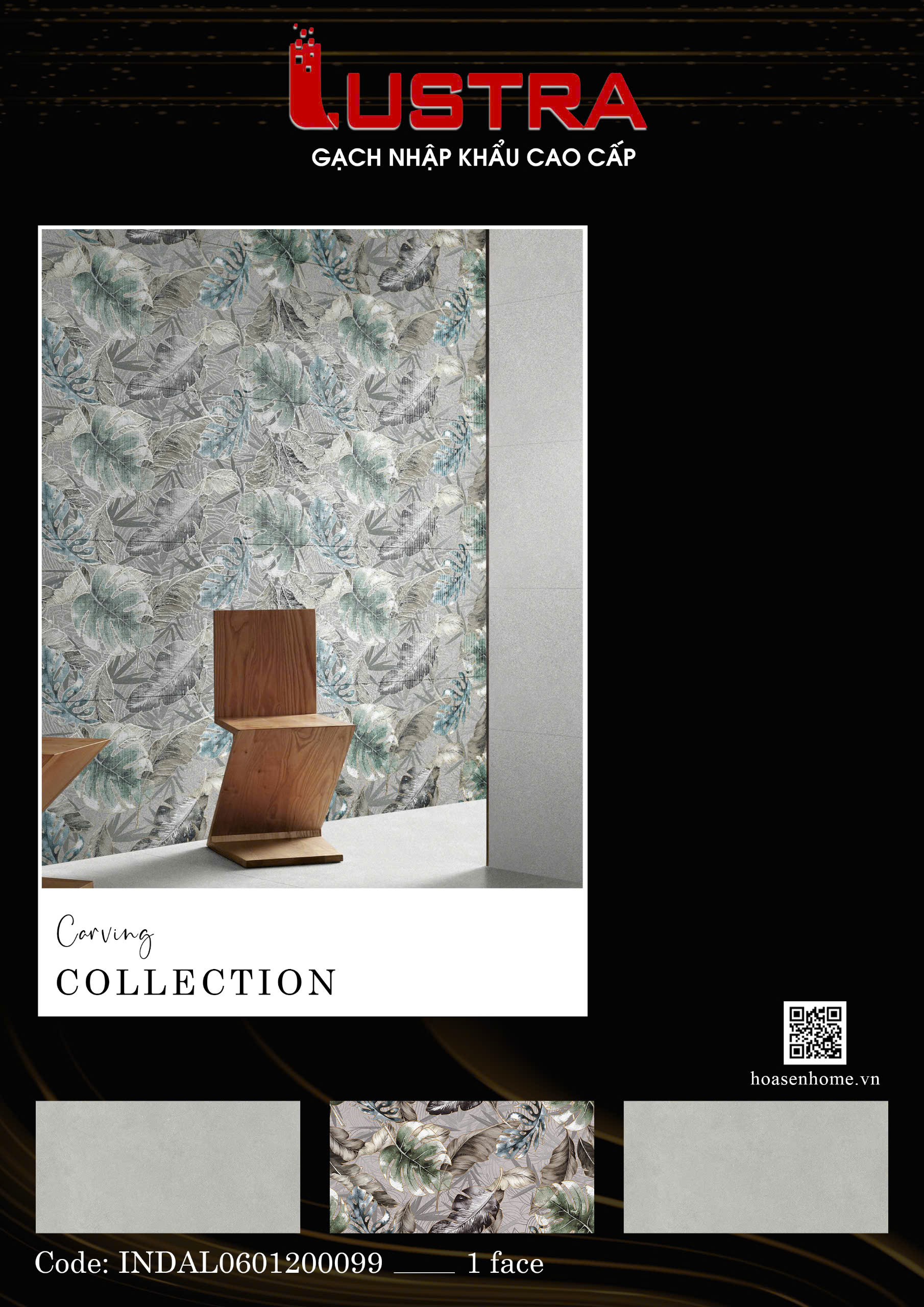 Gạch trang trí 600x1200 HS INDIAL - 0099