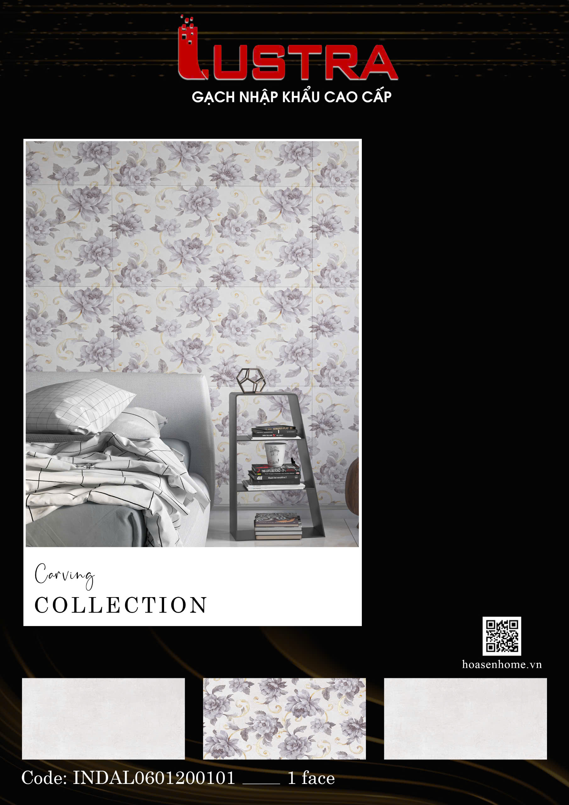 Gạch trang trí 600x1200 HS INDIAL - 0101