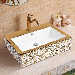 Lavabo đặt bàn vuông Napolon 828V