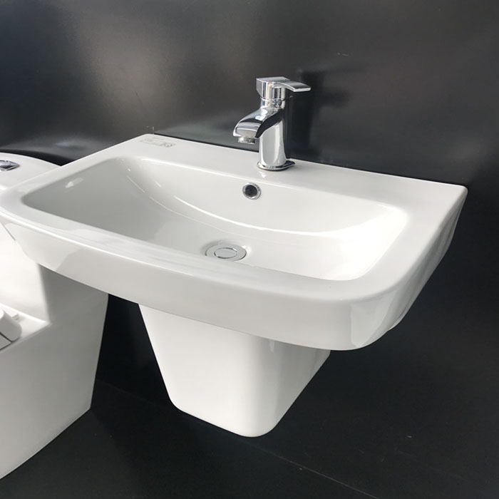 Lavabo Viglacera và chân treo CD50(V50)