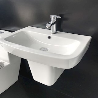 Lavabo Viglacera  và chân treo CD50(V50)