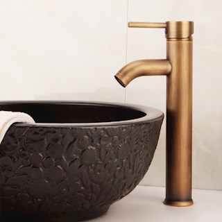 Vòi Lavabo giả cổ đồng thau Kanly  GCA 20