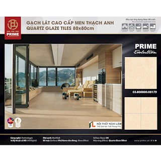 Gạch Prime QUARTZ Glaze 80x80 NY08179