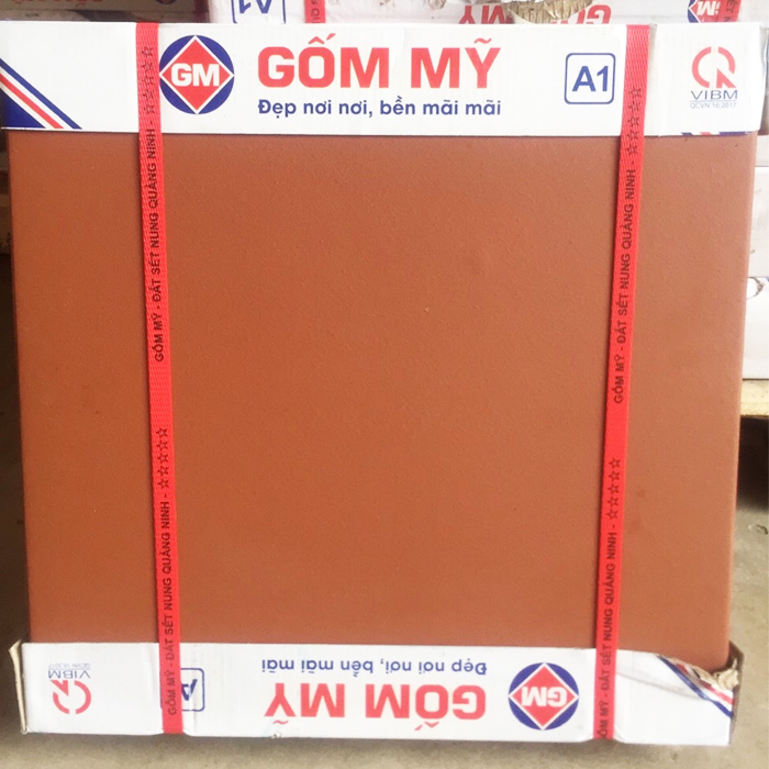 Gạch đỏ lát sân 30x30 Gốm Mỹ